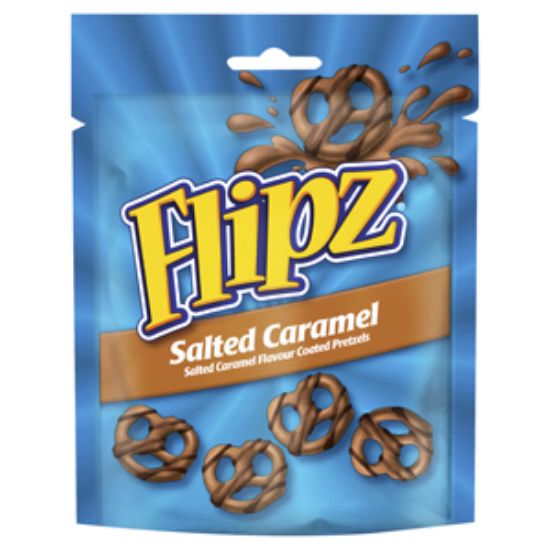 Picture of Bags Flipz Salted Caramel Pretzels 90g x6